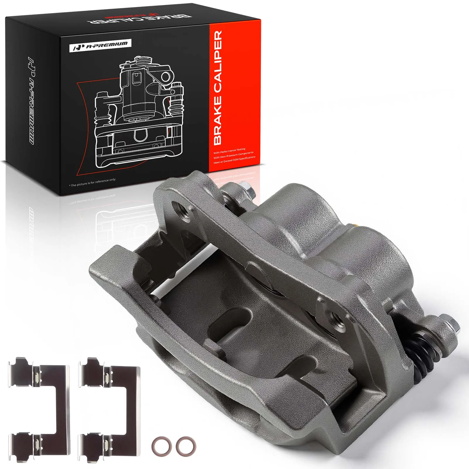 A-Premium Front Right Disc Brake Caliper with Bracket for Nissan Titan 2008-2015 Armada 2006-2015 Infiniti QX80 2014-2023 QX56