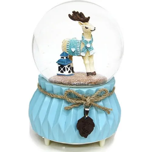 Gift Digital Marketing Christmas Reindeer Big size Snow Globe