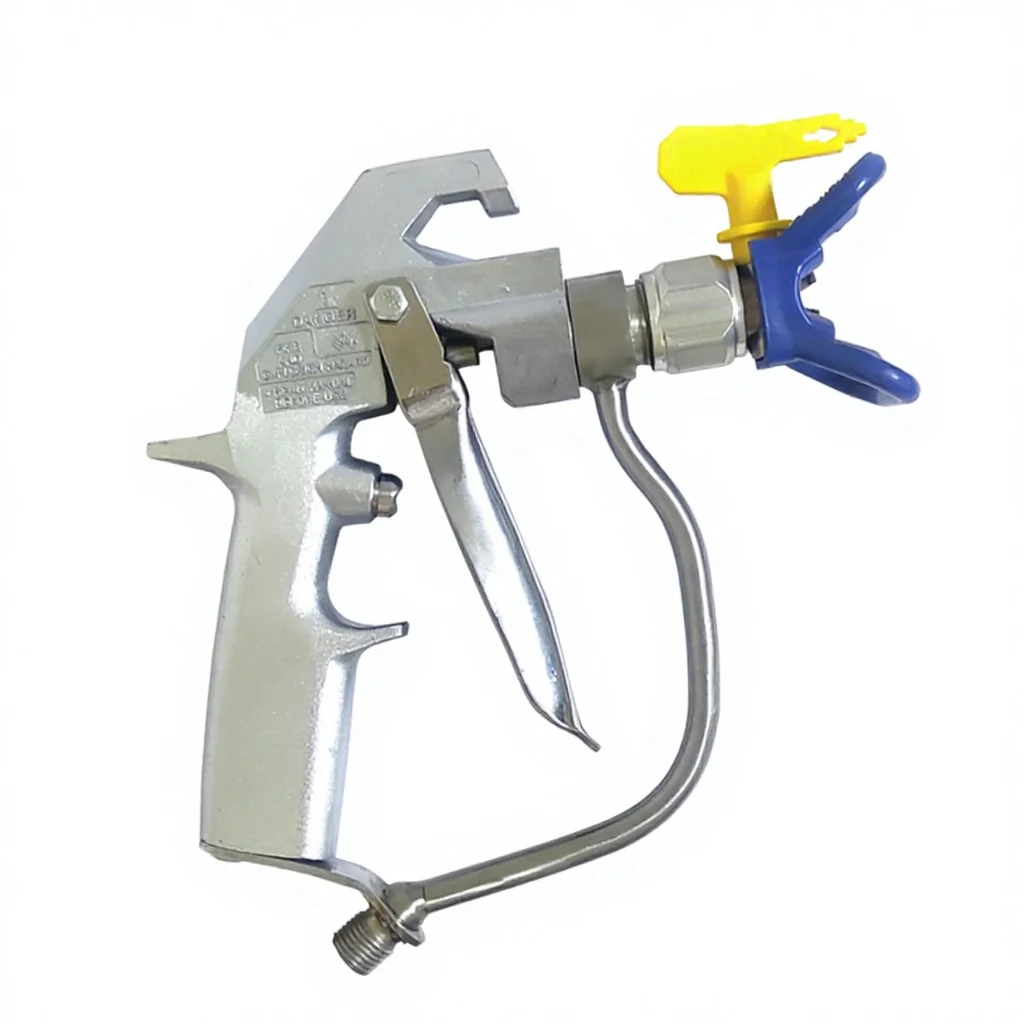 Source Factory Airless Spray Accessories 2 Finger and 4 Finger Silver Spray Gun 5000psi SPRAY TIP Paint Gun With 246240