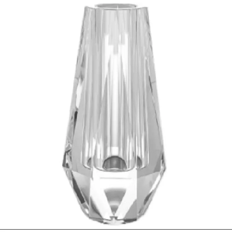 

Flower Crystal Vase, Modern Crystal Vase, Lead-Free Flower Vase, European Crafted for Table, Home Decoration, Wedding