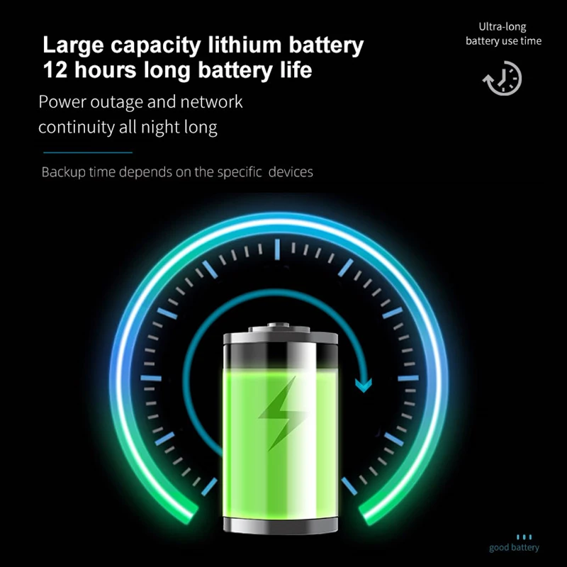 Mini UPS DC 8000mah 5V 9V 12V 15V 24V UPS pour routeur WiFi