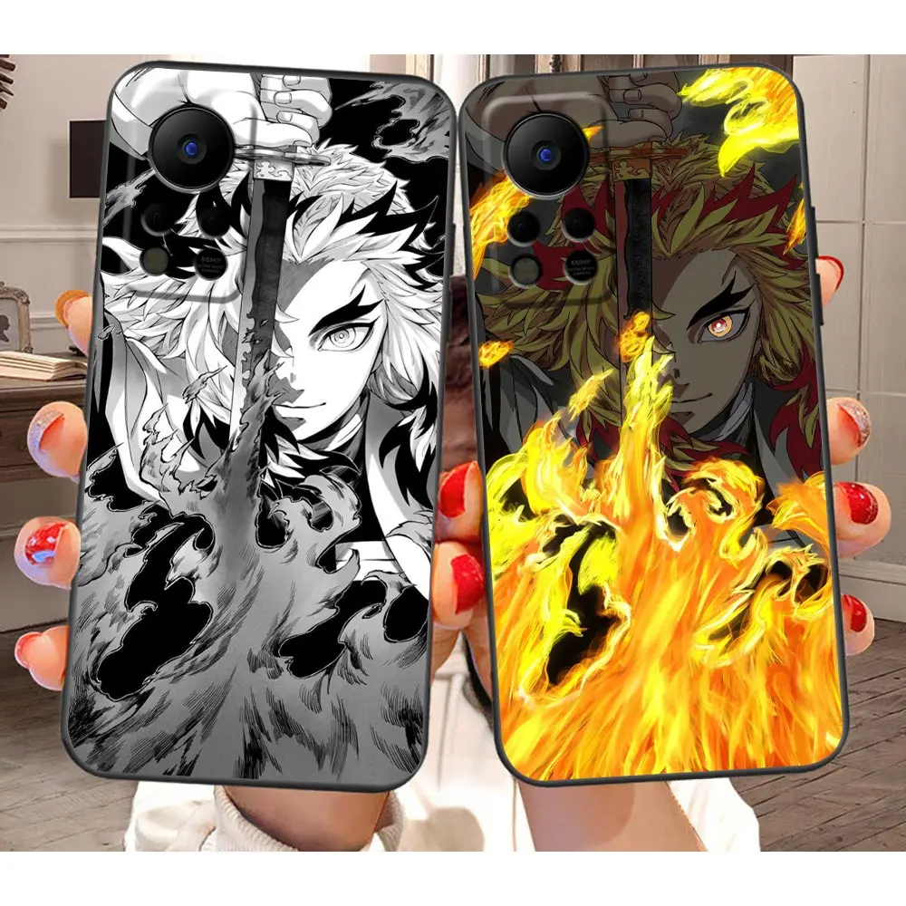 TanjiRo Nezuko Demon Slayer Funda Case For Infinix TECNO SPARK 7 6 Air 5 Pro HOT 30 30I 20 20I 20S 12 12I 11 11S 10 10I 10S Case