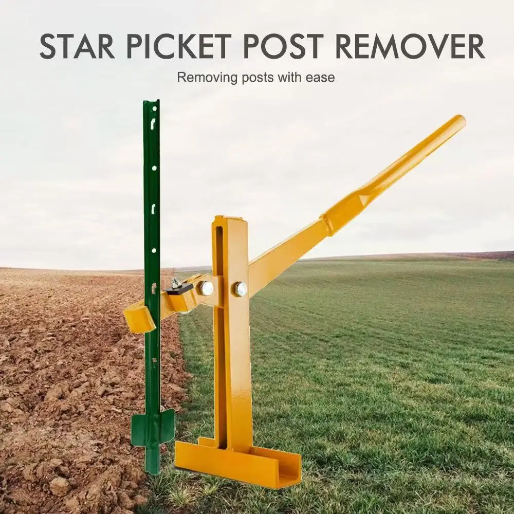 

Yellow Multiple Purpose Post Extractors Post Lifter for Effortless Uprooting for Metal Plastic Compatible 800mm Length Tool