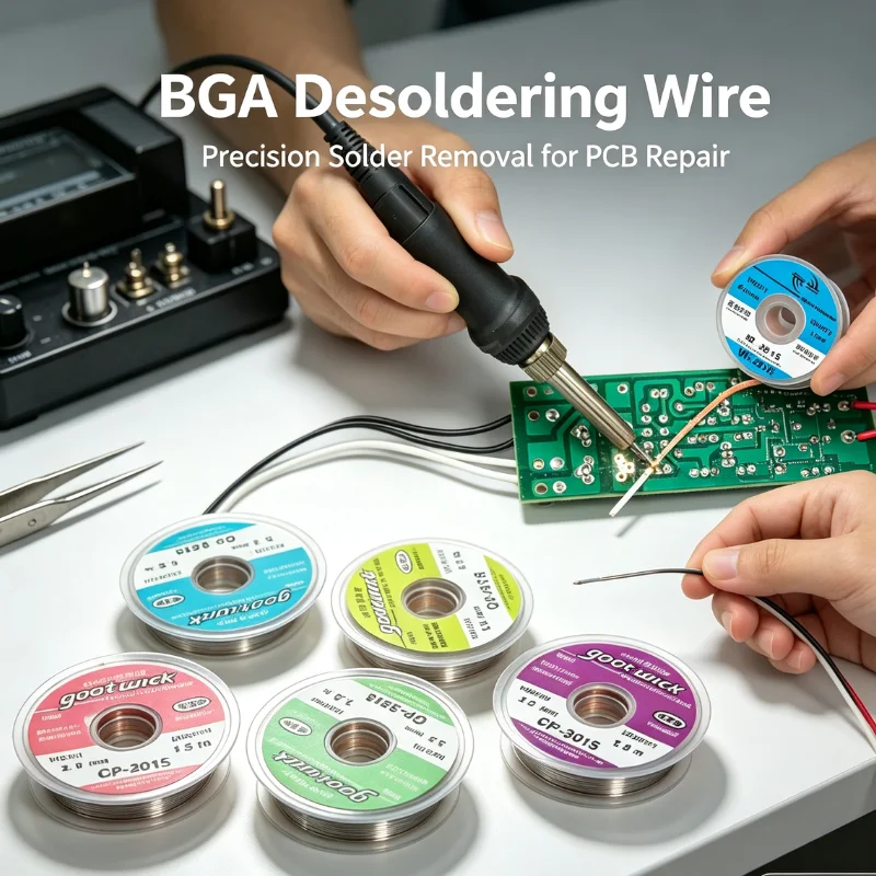 BGA Desoldering Wire Desolder Wick Solder Removal Braid Soldering Accessory Soldering Iron PCB Electronic Repair WL1515 WL3515