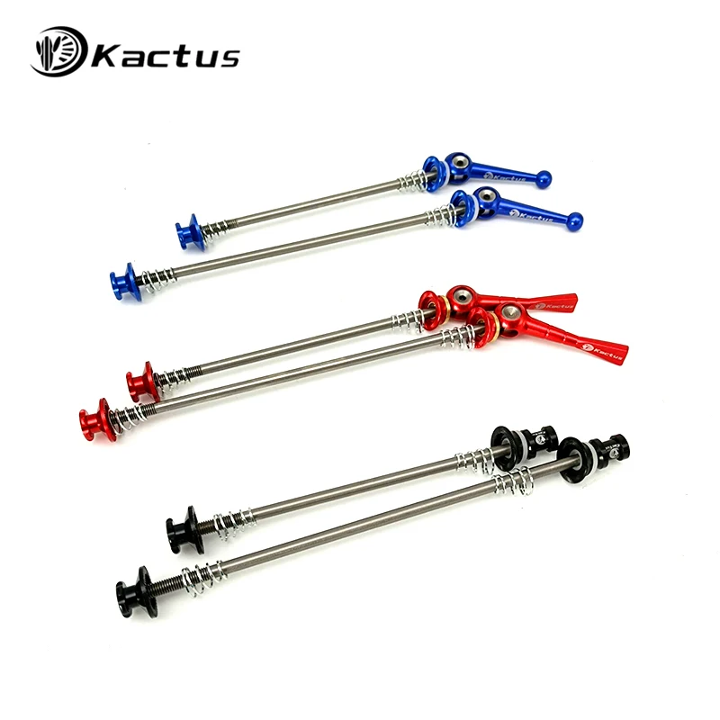 Titaninum Axle Quick Release Skewers Fast Closing Bicycle Accessories Off-road Blocking 75/100/135mm MTB bike Hubs Spare Parts