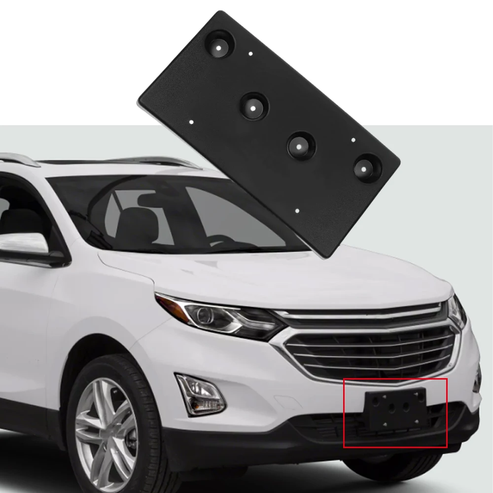

Front bumper license plate frame bracket For Chevrolet Equinox 2018 2019 2020 2021 GM1068190 23320630 0019127537716 590962508