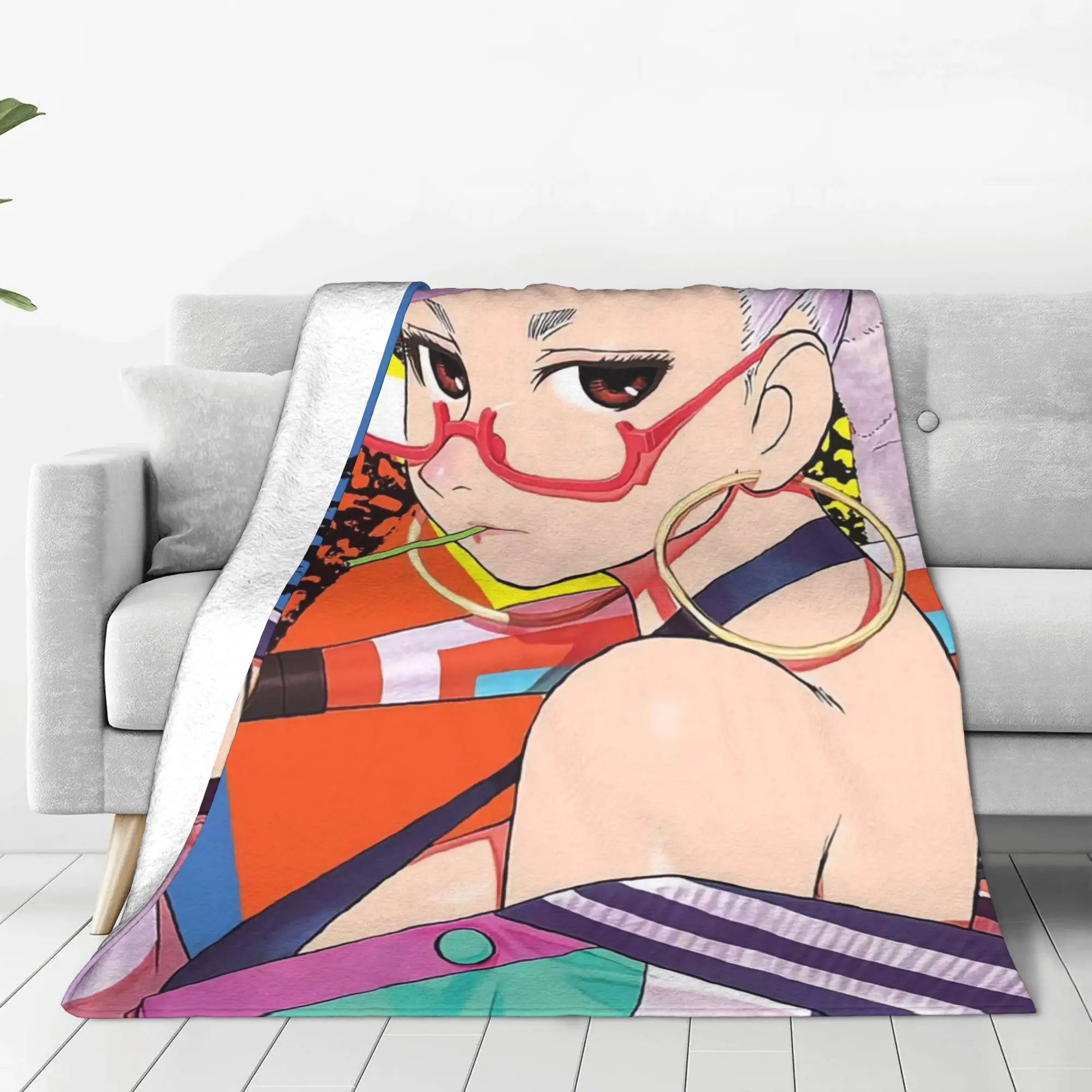 Seiko Ayase Dandadan Blanket  Super Soft Pattern Plush Throw Blanket For Kids Outdoor Flannel Bedspread Bed Cover