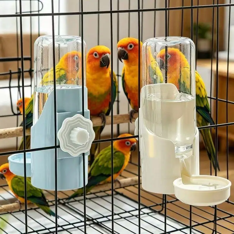 1Pcs Automatic Hanging Cage Water Dispenser,Bird Cage Water Dispenser Automatic Water Feeder For Birds Parrot Dispenser Bottle - view 2