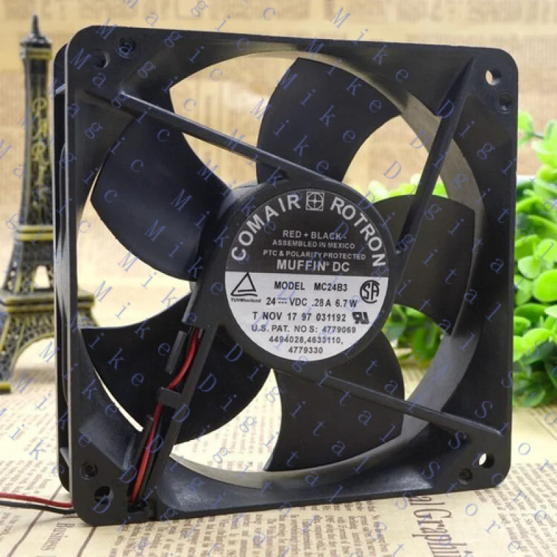 UU 1PCS 12CM 12032 냉각 팬 MC24B3 24V