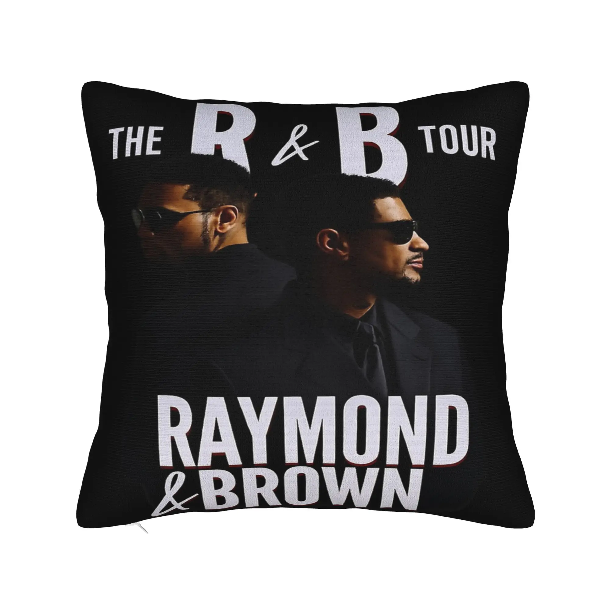 Chris Brown Usher R&B Tour 2026 Pillow Covers Printing Cushion Cover Decoration Throw Pillow Case Cover Car Multi-Size
