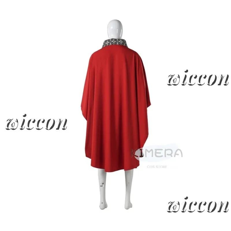 

COSda@Men Halloween Medieval Retro Shawl Cloak Per Robes Church Dress Carnival Priest Monk Cloak Capes Knight Party Cosplay Cost