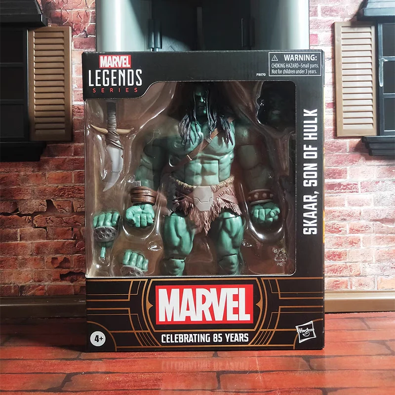 Genuine Marvel Legend Figure 85th Anniversary Ted Sallis Skaar Figures Man-Thing Son Of Hulk Statue Model Toy Children Xmas Gift