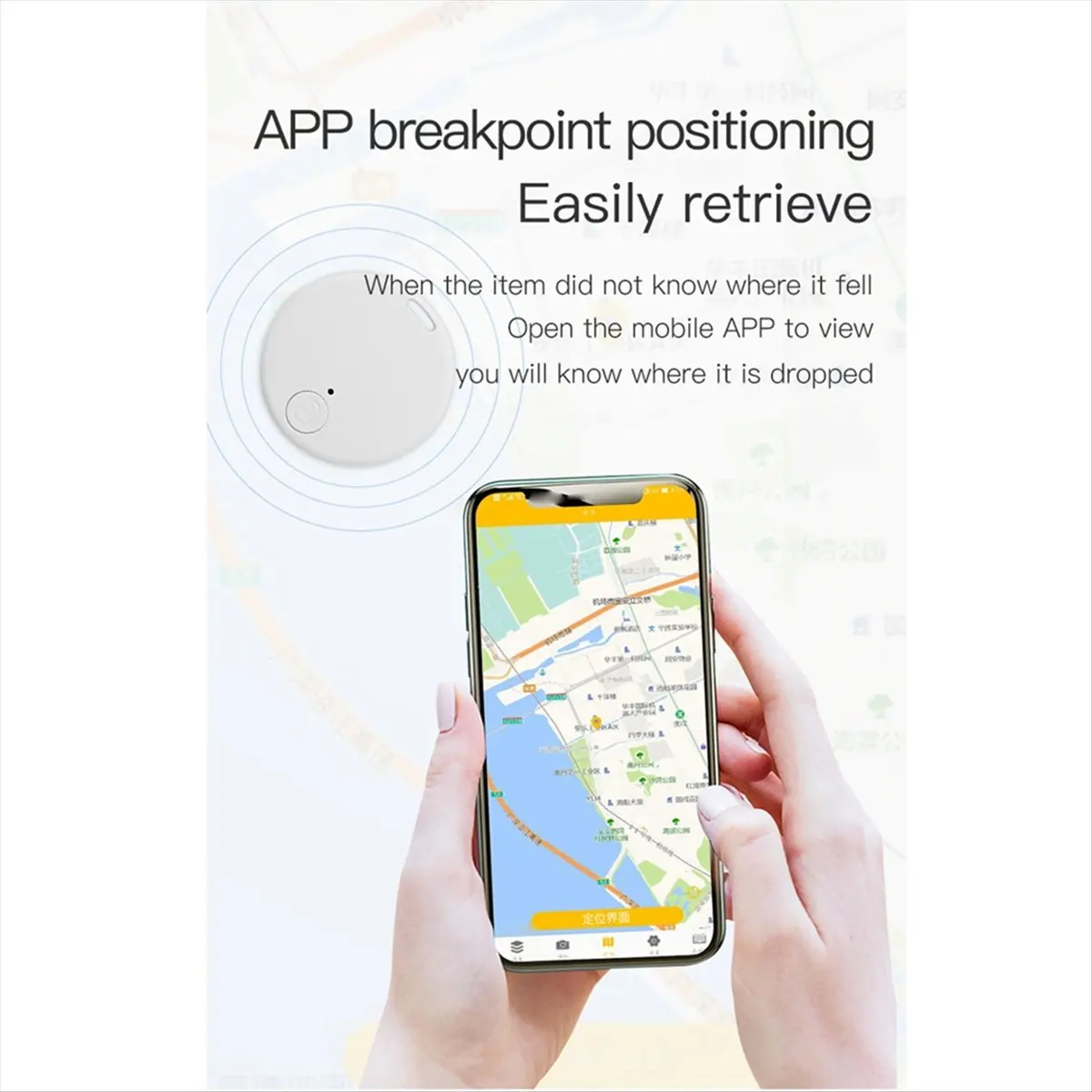 (A43I) Набор из 3 GPS-трекеров для автомобилей, GPS-трекер для поиска ключей, мини-GPS-трекер, GPS-трекер для домашних животных, розовый