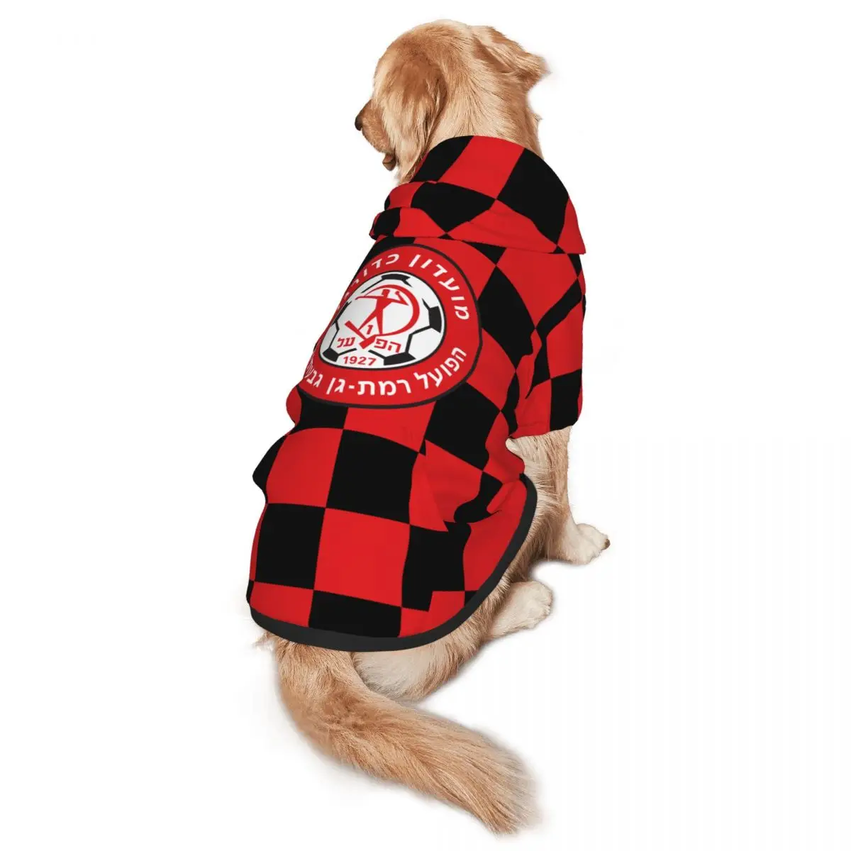 

Israel Hapoel Ramat Gan Givatayim Fc Pet Dog Wear Hoodies Puppy Costume Winter Cloth Sweaters Sweatshirts Hoodie with Pocket