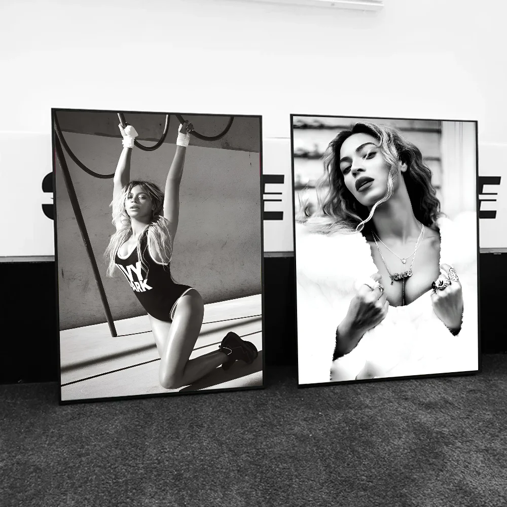 Beyonce Super Music Singer Star Poster Stickers Living Room Bedroom Entrance Cafe Wall Art Decoration Painting Room Home Decor