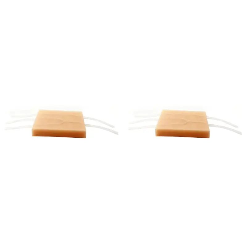 

ABIT 2X New Y-Shape IV Practice Pad Silicone Wound Injection Practice Pad Model Blood Collection And Injection Reflux Pad Kit