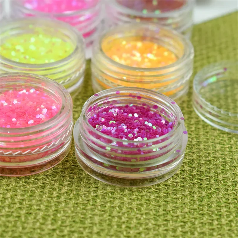 12 Holes Slime Soft Pottery Fruit Slice Pearl Sequin Sprinkles Filler Children Toys Modeling Clay DIY Accessories Nail Art Tips