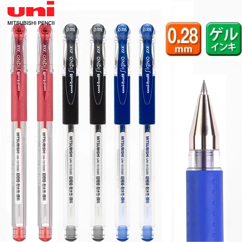 

5 шт., набор японских гелевых ручек UNI Extra Fine UM-151, школьные принадлежности, офисная ручка-роллер, каваи, канцелярские принадлежности, обратно в школу