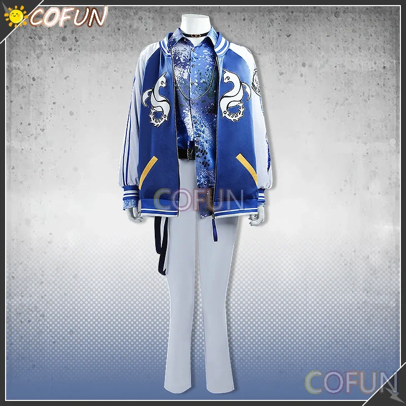 COFUN [Customized] Nijisanji Vtuber Koyanagi Rou Cosplay Costume Halloween Outfits Men New Suit Uniform