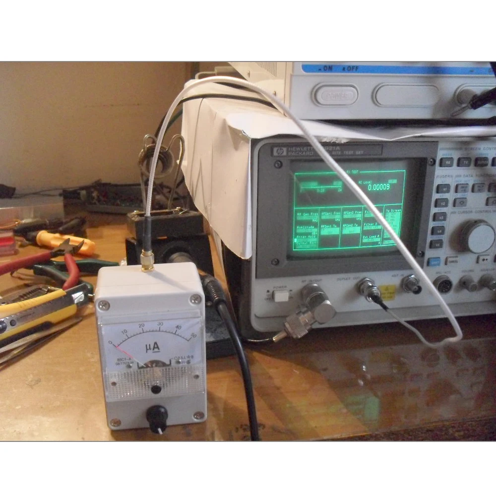 Imagem -06 - Campo Intensidade Indicador Medidor com Antena Ponteiro Ajustável Freqüência rf Nível de Sinal Alta Sensibilidade 100k1000mhz