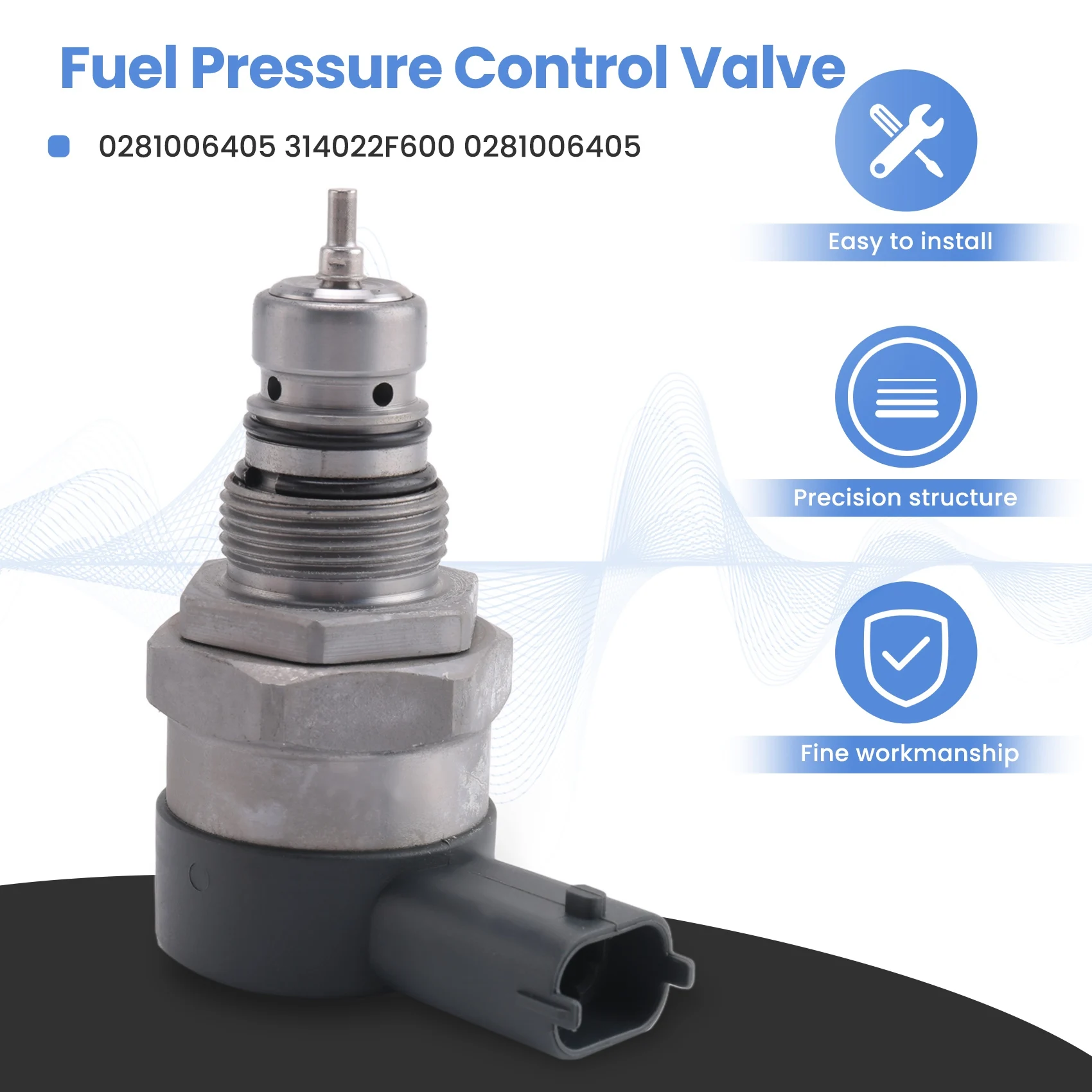 0281006405 314022 F600 Nieuwe brandstofdrukregelklep voor Ix35 I40 31402-2F600 0281006405