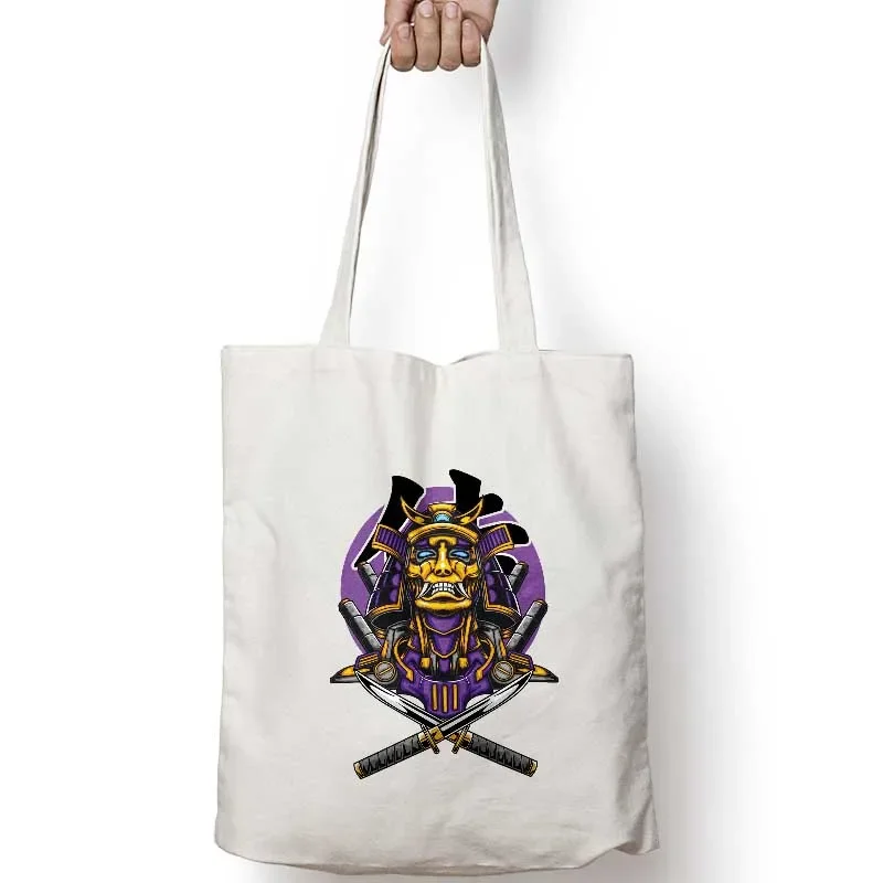 Cartoon Japanese samurai demon DTF Thermo Sticker Decals Heat Transfer On Clothes Iron On Patch For Hoodies Press Printing