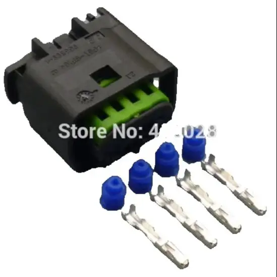 

Worldgolden 5/30/100 комплектов 0,6 мм 4-контактные автомобильные водонепроницаемые разъемы для датчика кислорода, разъем 1-967640-1