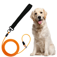 Steel Wire Chew Proof Dog Leash Training Lead for Large Dogs 1.2/1.5m Harnesses Antitirones for Big Strong Dogs Rugged Lead Rope