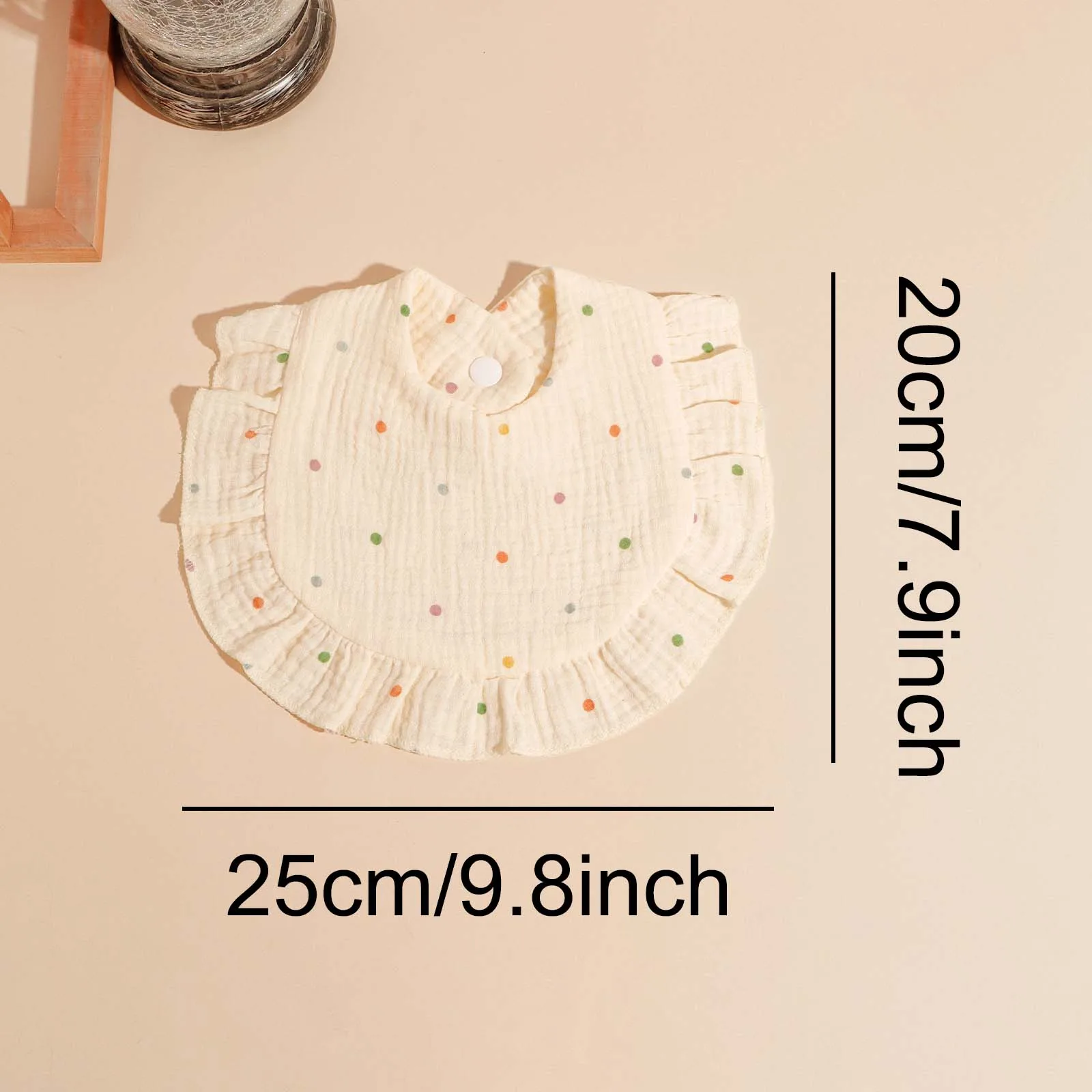 3 stücke Baby Nette Rüschen Rand Speichel Handtuch Kinder Fütterung Anti Schmutzige Lätzchen Infant Spucktuch Neugeborenen Mode Geschenk Set zubehör – Detail 5