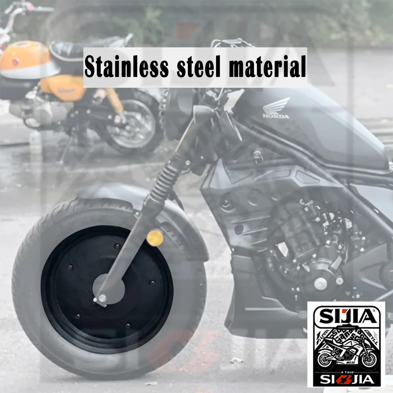 Suitable for Honde Rebels cmx300/cmx500 Modified Hub Cover Universal Closed Black Retro Decorative Cover 2017-2023