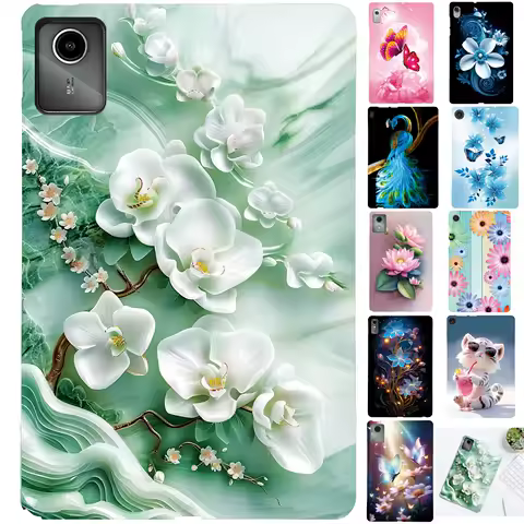 Silicone Tablet Case For Idea Tab 11 inch Tab K10C M11 M8 M9 M10 Plus 3rd 10.6 10.1 M10 5G 2023 K9 8.7 inch TPU Painted Shell