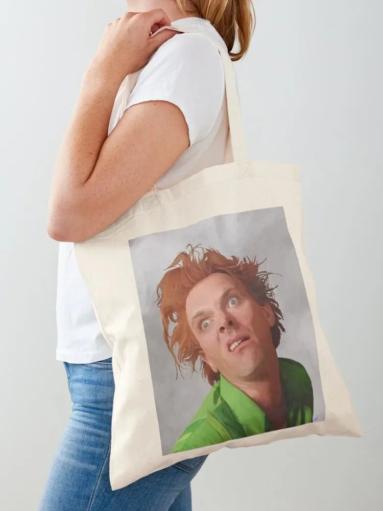 Drop Dead Fred Magical Realism Digital Portrait with Smoky Background Tote Bag sac pour femme woman shopping bag Tote Bag