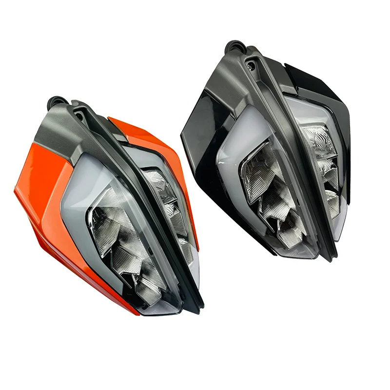 Faro del motociclo Montaggio ABS Luci Anteriori Pannello Laterale Carenatura Telaio di Copertura Faro LED Faro per KTM Duke 390 2017-2022