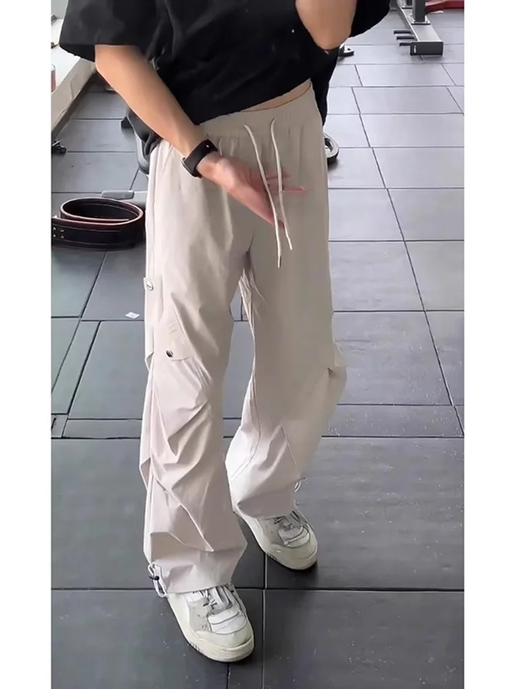 

Cleanfit Qui Dry Thin Men's Summer Outdoor Casual Pants Airborne Workwear Trousers Loose Fit Youth Faion Breathable