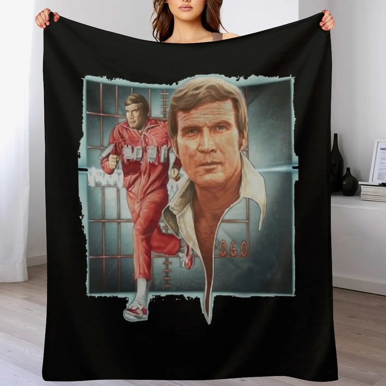 

Gifts Men A Bionic Human FigureGraphic For Fan Throw Blanket Shaggy Furry Soft Blanket for Bedroom Living Room