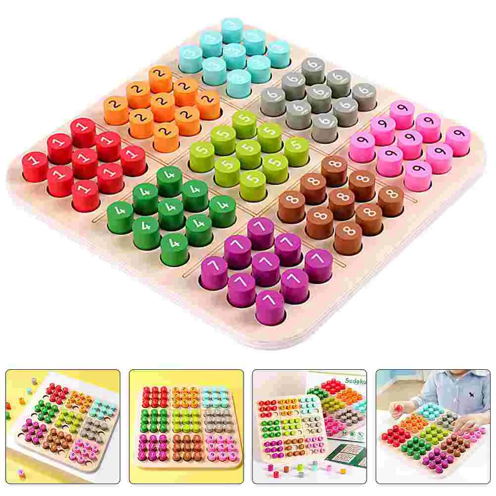 Easy Toy Desktop Chess Game Wood Arithmetic Children Leisure Plaything Simple