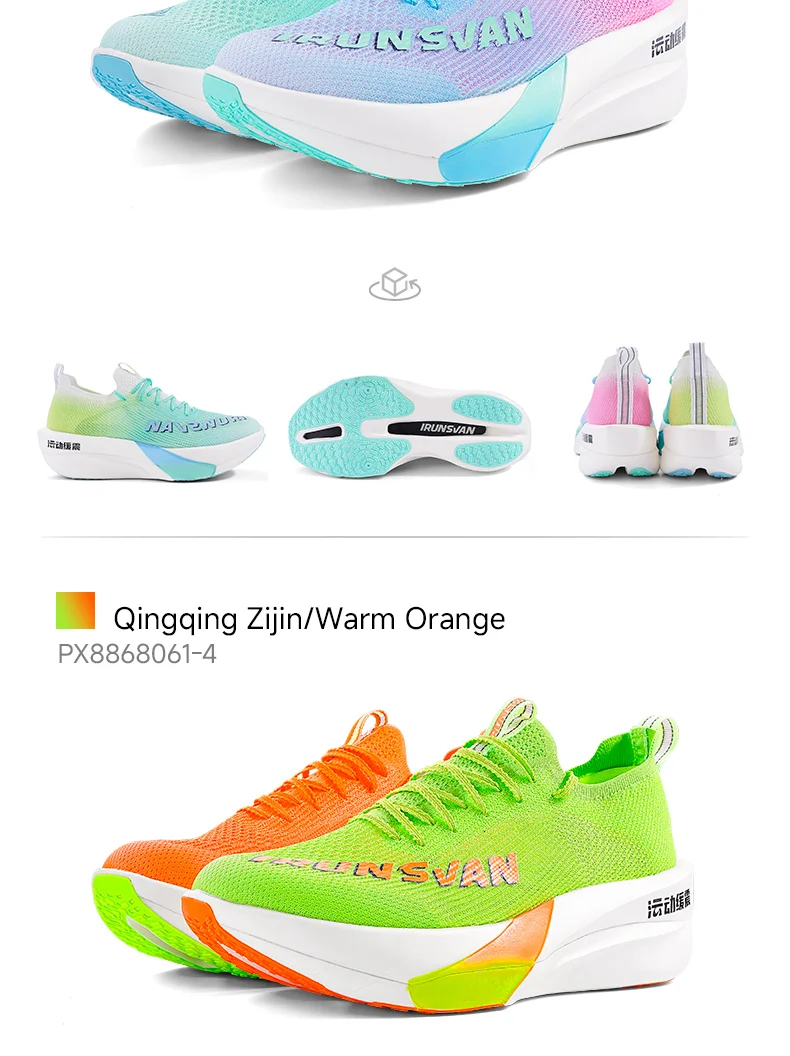 IRUNSVAN HEAT 3.0 Herren Leichte Laufschuhe Atmungsaktive Mesh-Sneaker Stoßdämpfend Rutschfest Weiche Sohle Vielseitig für Fitness – Detail 20