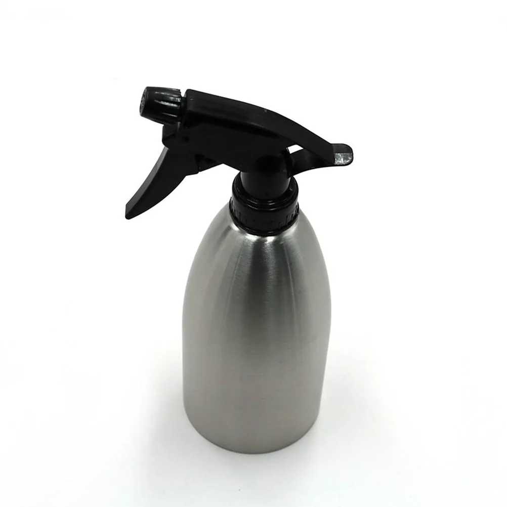 

500Ml Stainless Steel Oil Sprayer Bottle Food Grade Adjustable Nozzle Kitchen Seasoning Dispenser Bbq Baking Grilling Cooking