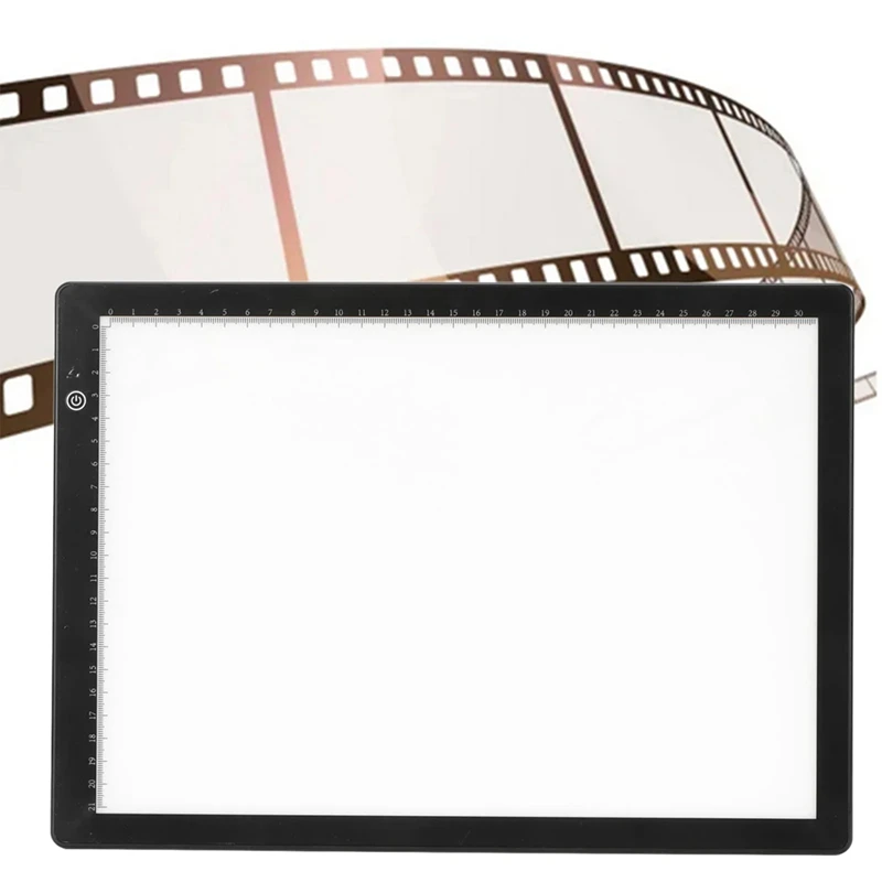 ABAN Slide Viewer Ultra Slim A4 Size 3 Brightness Mode APP Editing Soft LED USB Powered Slide Scanner For Film Negative