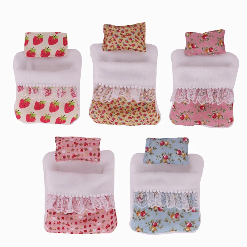 

Doll Accessory Sleeping Bag for 17cm Labubu Dolls Toy Storage Bag Christmas Festival Birthday Gift