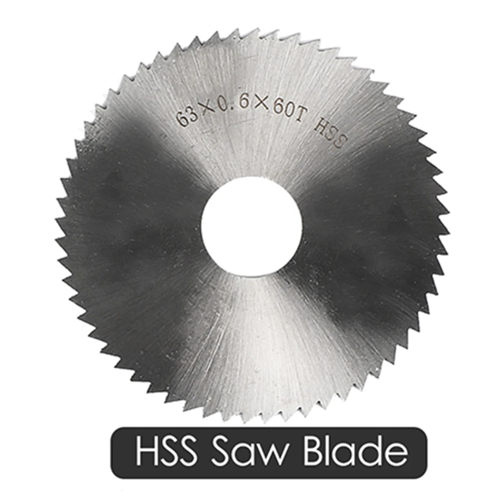 1PC Steel Circular Saw Blade 63mm Diameter Wheel Cutting Disc For Cutting Wood Plastic Copper Other Light Metals Tool Part