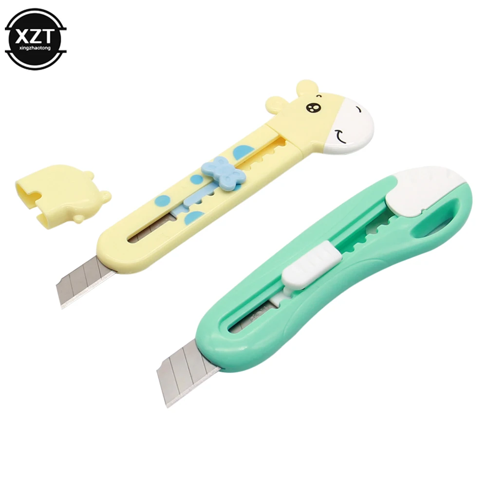 Cute Handmade Knife Mini Portable Kids Practical Paper Cutter Box Opener School Office Creative Stationery
