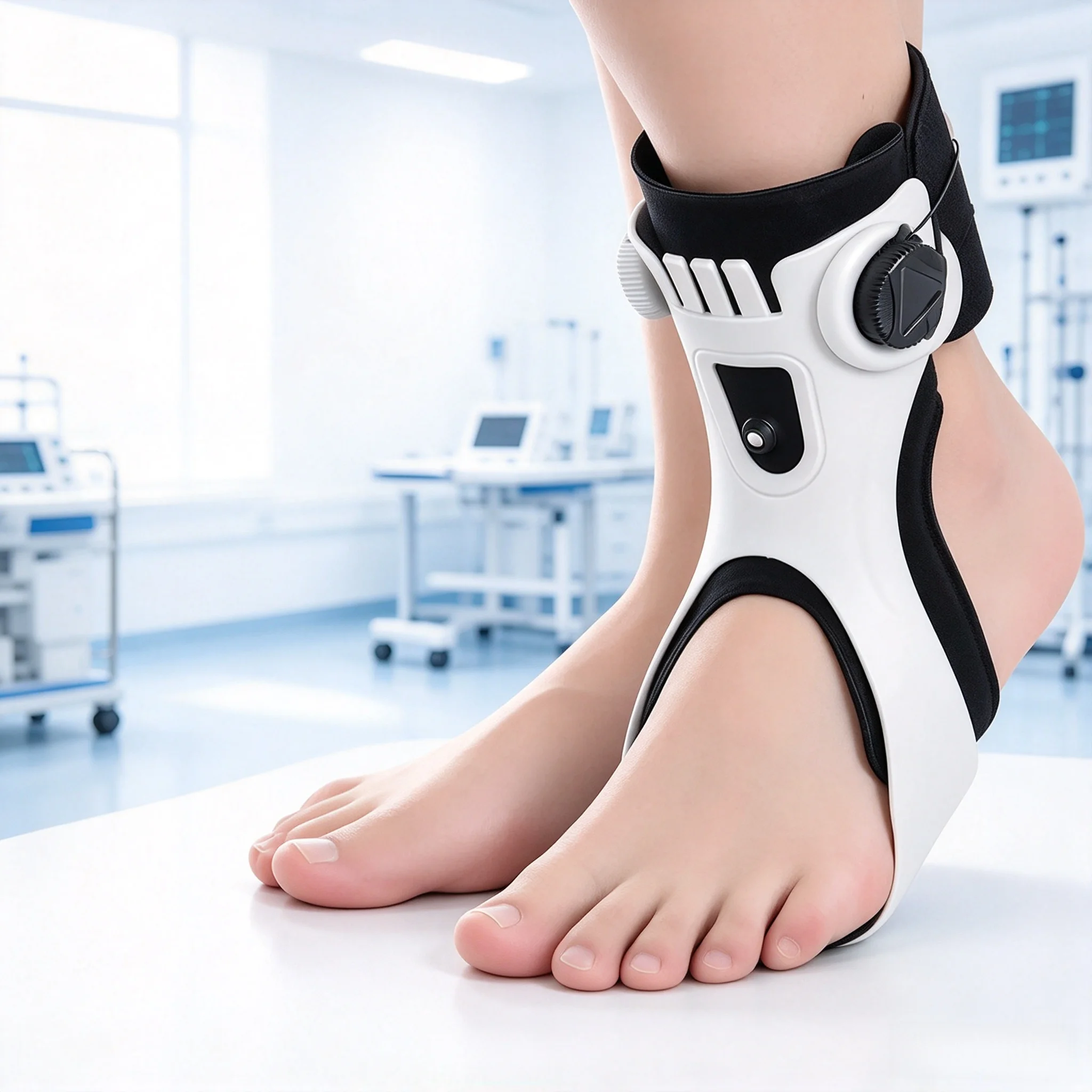Foot Valgus Inversion Corrector Rotary Knob and Buckle Type Ankle Protection Equipment Rotary Knob Buckle Type Fixed Airbag
