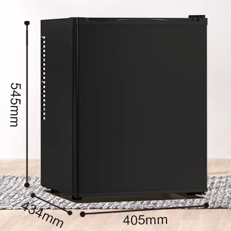 24L/33L Quiet Mini Fridge, Semiconductor Cooling, Designed for Hotel Rooms, Compact Refrigerator for Bedrooms and Living Rooms