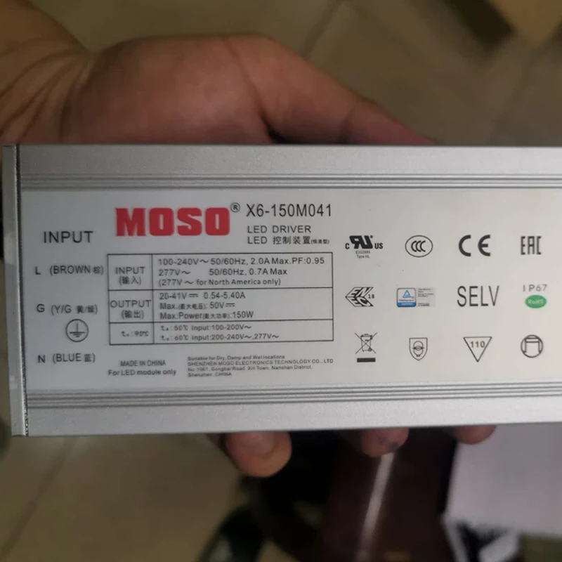 1 قطعة جديد الأصلي X6-150M041 20-1 فولت 150 واط ل MOSO امدادات الطاقة