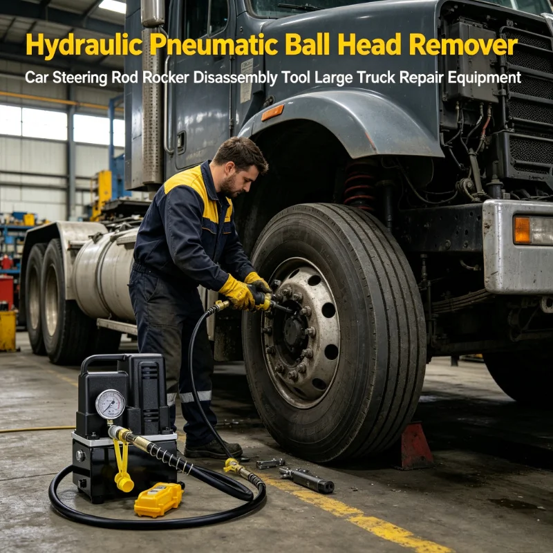 TOP Hydraulic Pneumatic Ball Head Remover Car Steering Rod Rocker Disassembly Tool Large Truck Repair Equipment