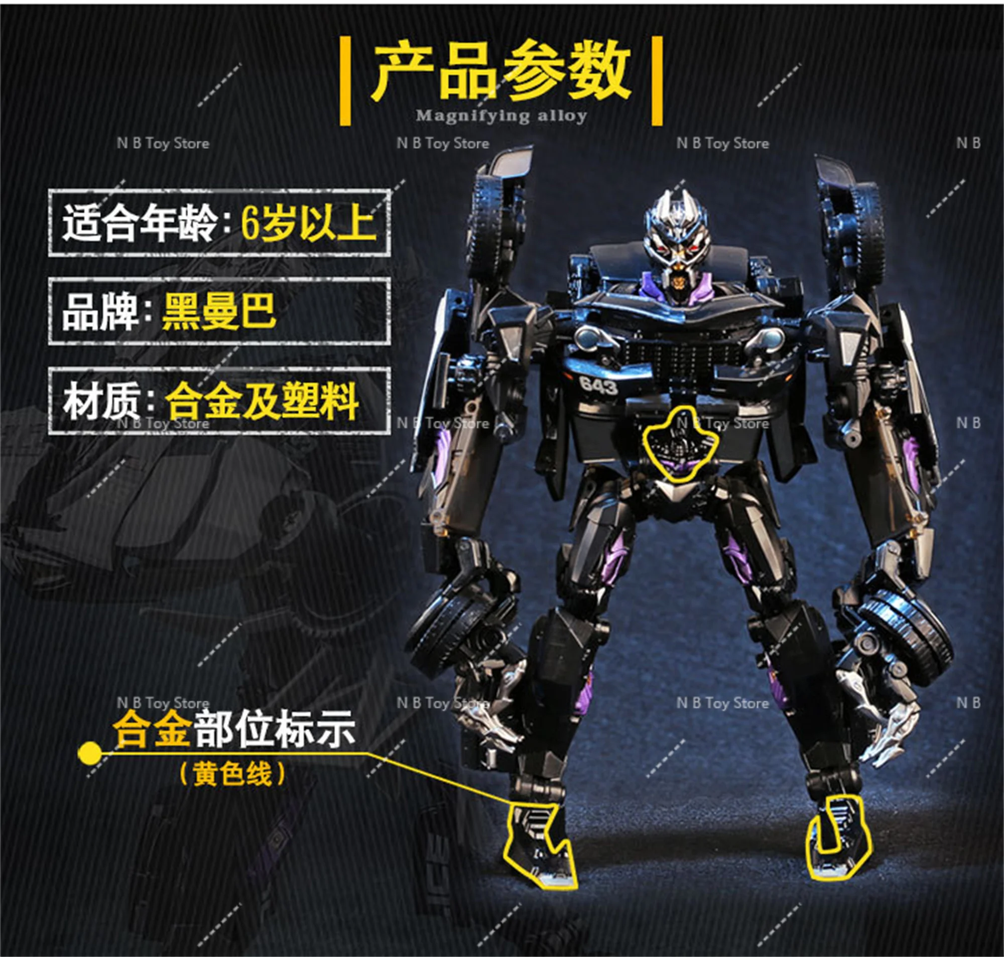 【IN MAGAZZINO】BMB Trasformazione LS02 LS-02 Rolling Bar Barricade BP02 KO MPM05 MPM-05 Black Mamba MP Action Figure Robot Giocattoli