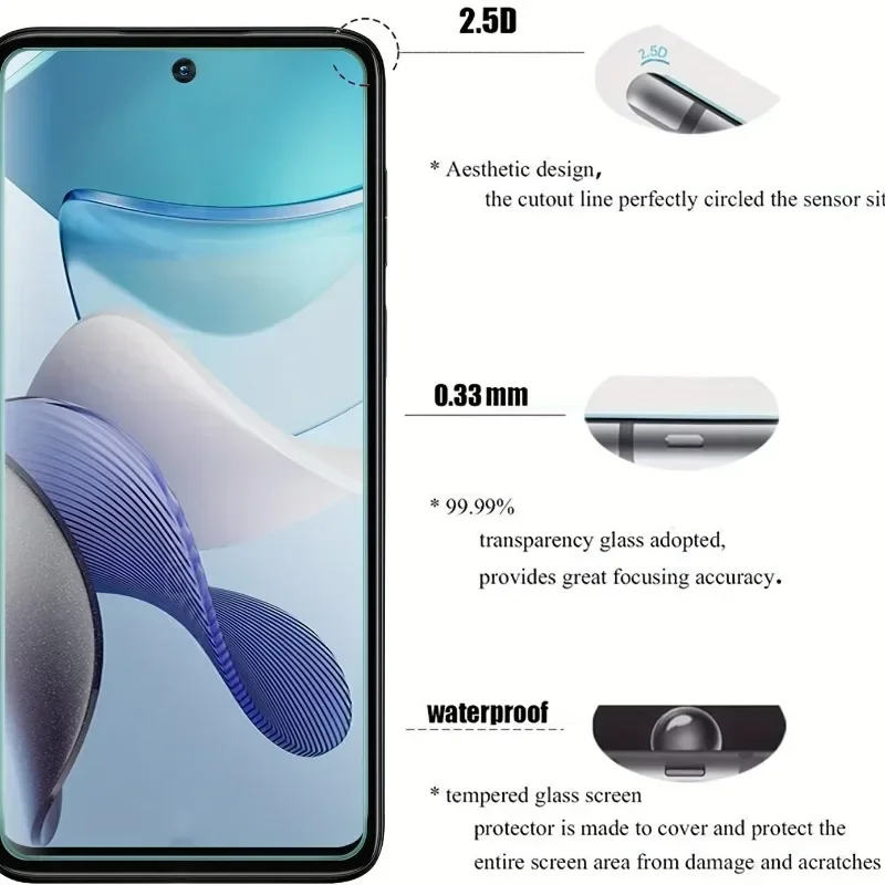 3 Stück Displays chutz folien aus gehärtetem Glas für Moto Edge 20 Edge 20 Pro G Power 5 G13 G23 G32 G53 G22 5G G72 G62 G82 G50 G51 5G