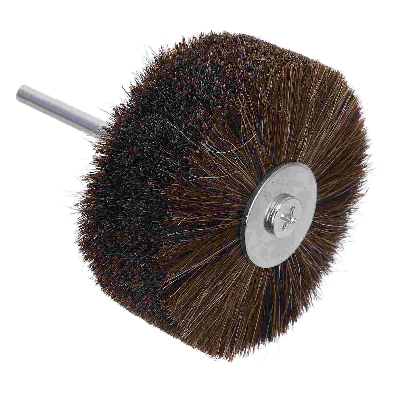 

Horse Hair Wheel Brush Rotary Wire Flower Head Wires Waxing Polishing Tool Wheels