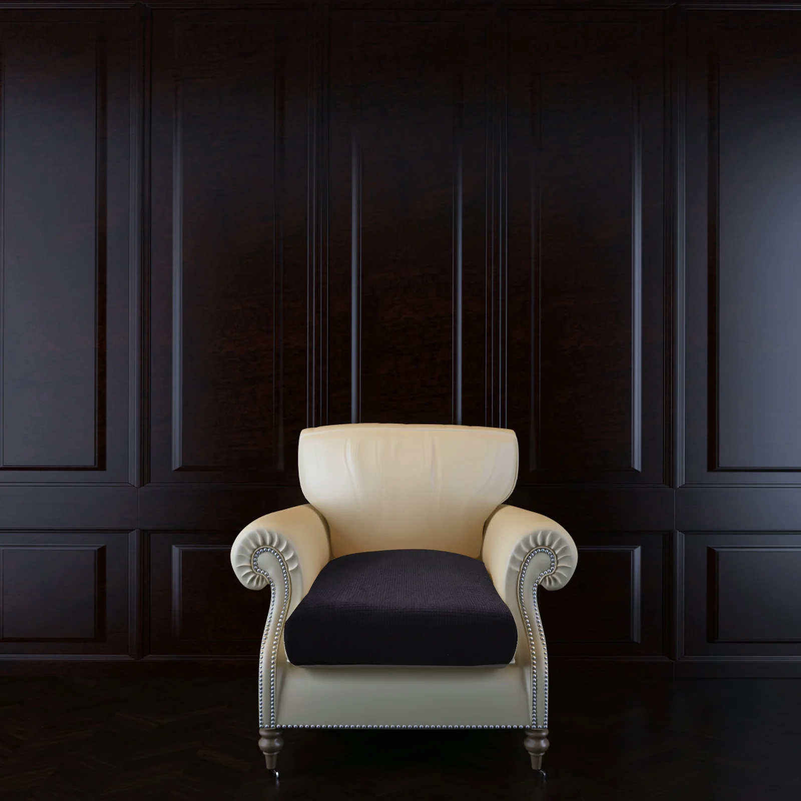 

1Pcs Sofa Cushion Cover Soft Plaid Pattern Stain Resistant Slipcover for Home Living Room Furniture Protection Wear-Resistant